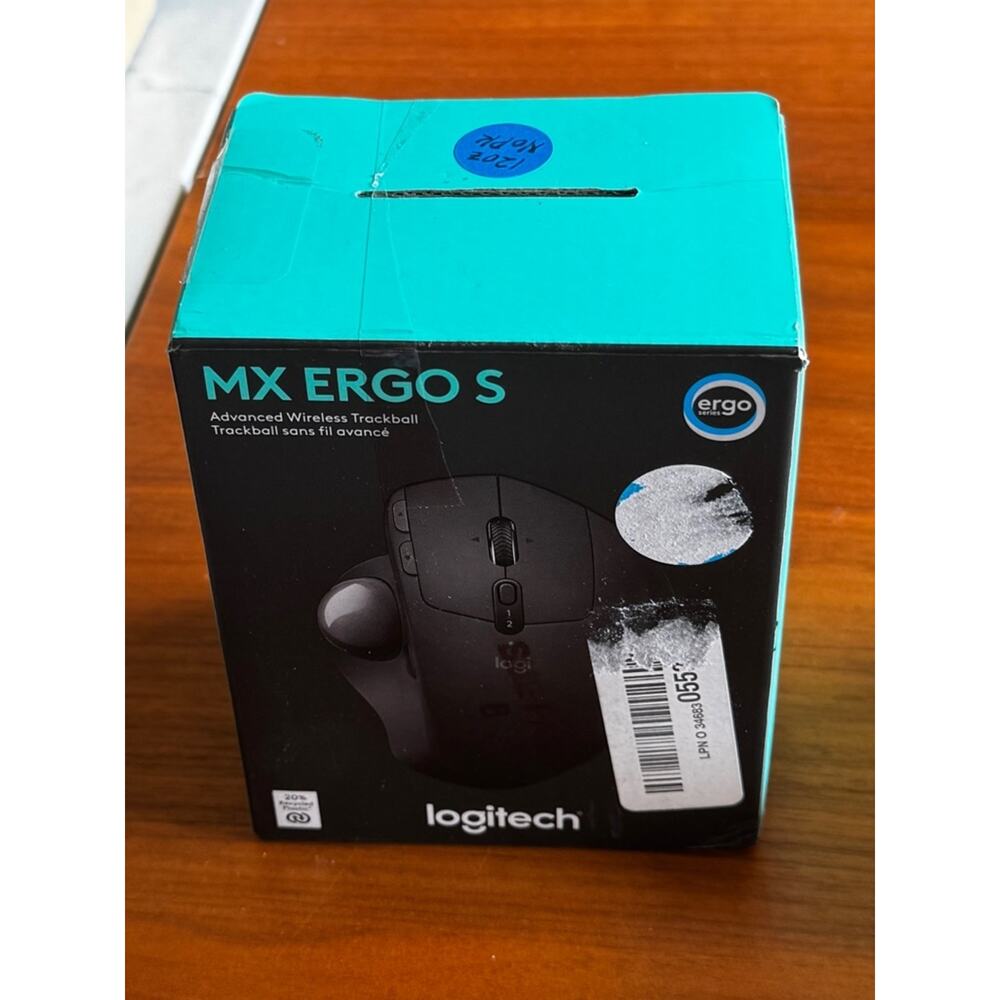 Logitech MX ERGO S Wireless Trackball Mouse